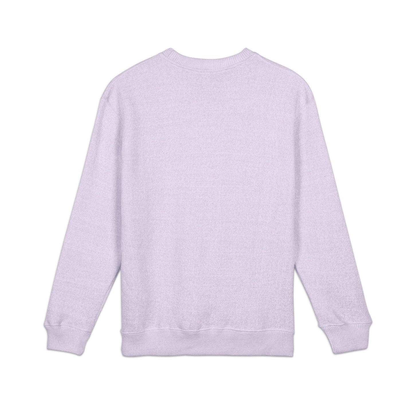 UCBBQ Premium Embroidered Monogram Crewneck – Salt & Pepper / Heritage Lavender