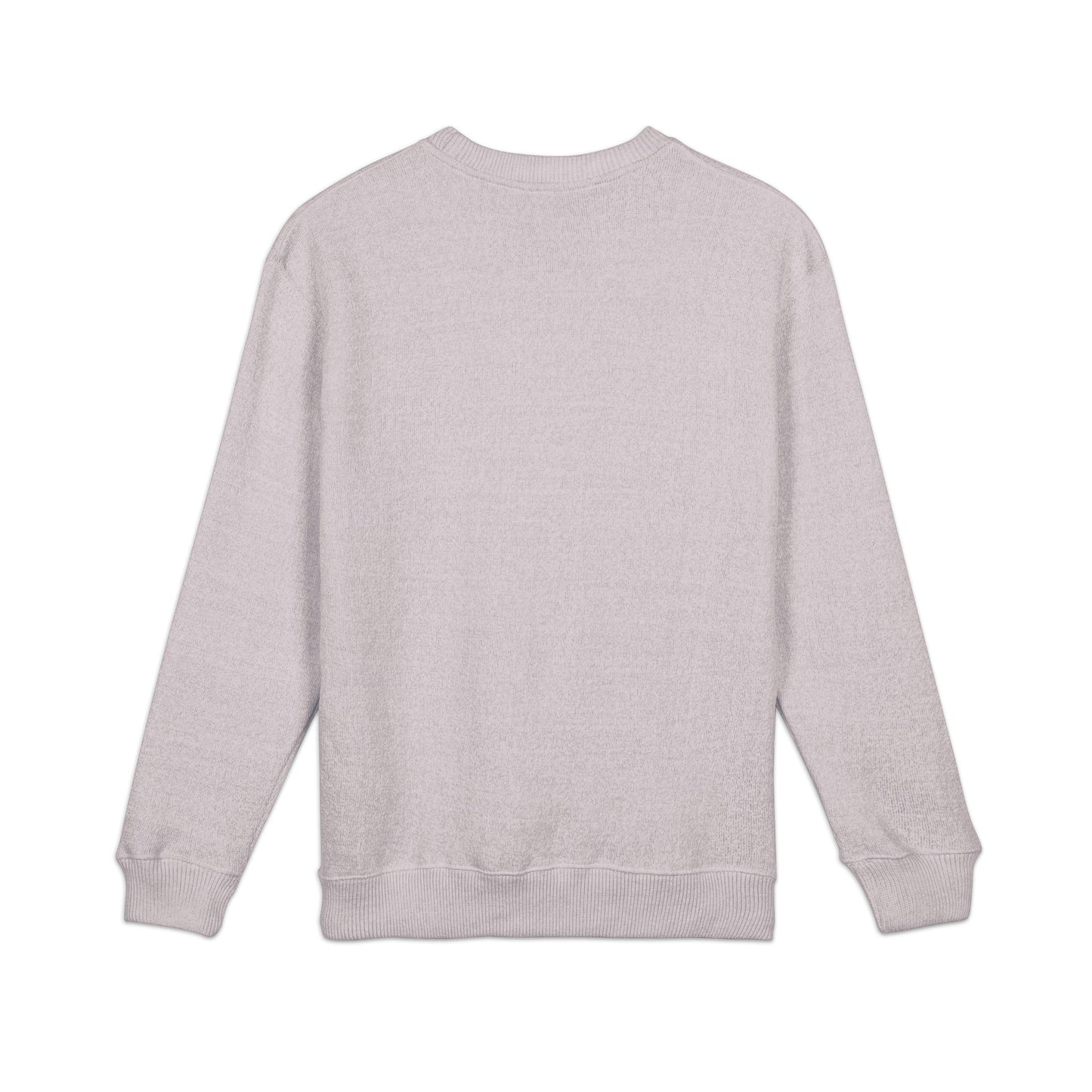 UCBBQ Premium Embroidered Monogram Crewneck – Salt & Pepper / Heritage Lavender