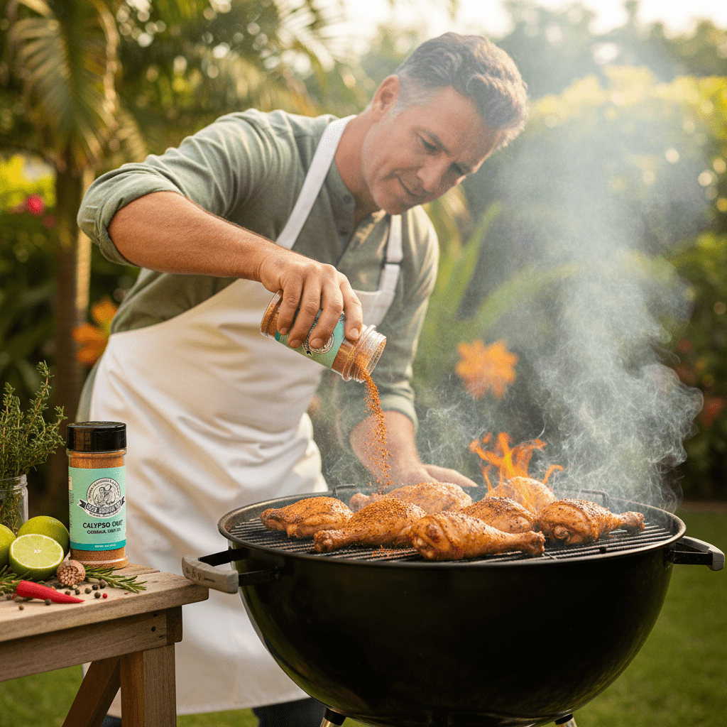 Calypso Heat Caribbean Jerk Rub – 12 - Pack Case (Retail) - Uncle Clarence BBQ