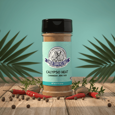 Calypso Heat Caribbean Jerk Rub – 12 - Pack Case (Retail) - Uncle Clarence BBQ