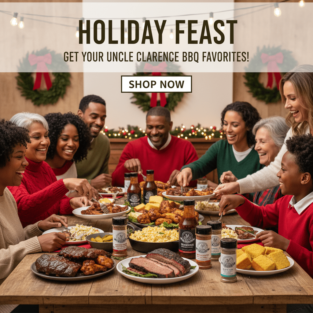 Two - Spice Gift Box – Righteous Ribs with a Kick & Calypso Heat Jerk Rub | Uncle Clarence BBQ - Uncle Clarence BBQ