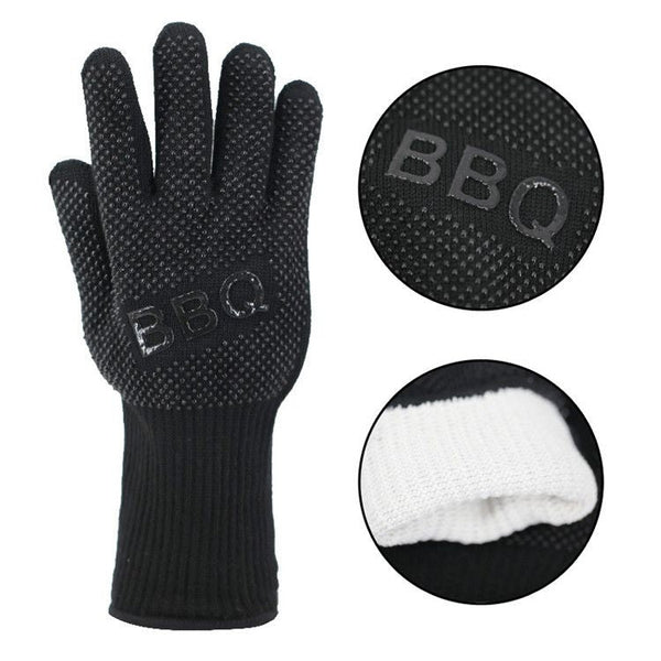 UCBBQ Everyday Non - Slip BBQ Gloves – Affordable Heat - Resistant Cotton & Silicone Grip - Uncle Clarence BBQ