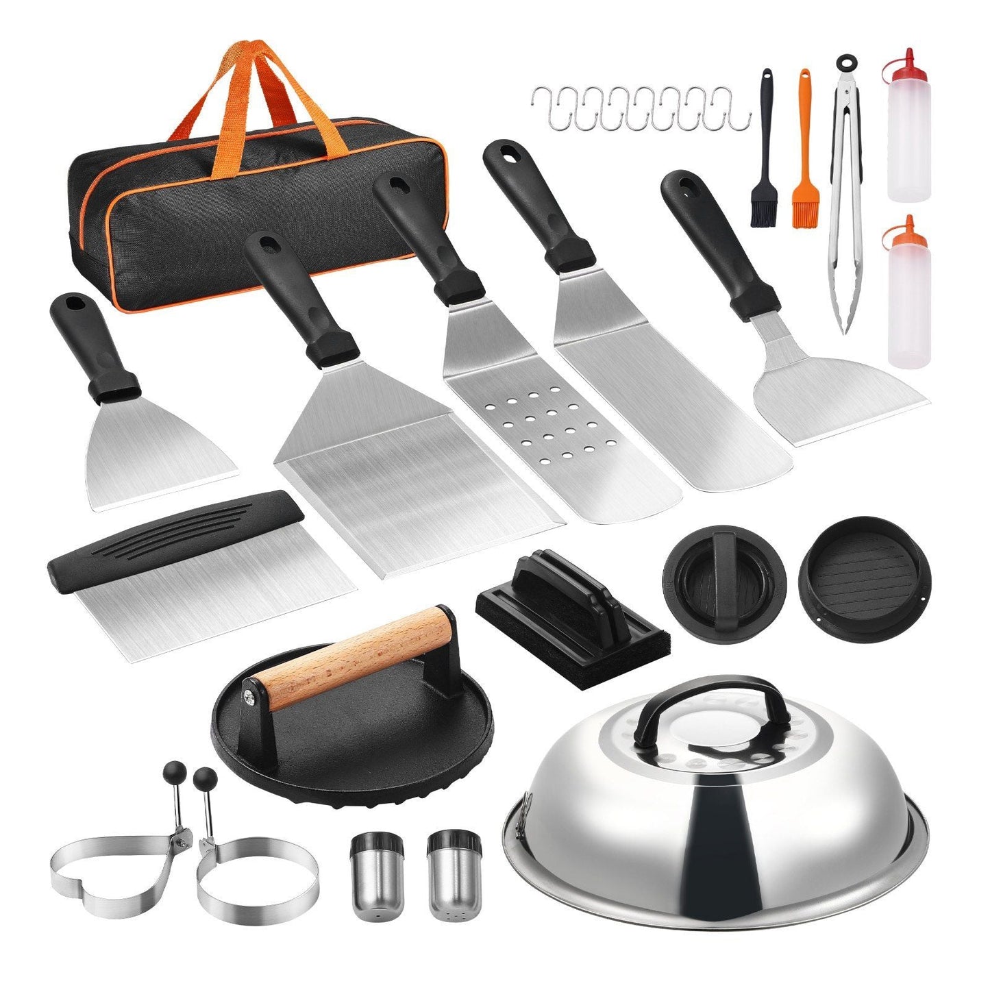 UCBBQ Pitmaster Deluxe 28 - Piece Griddle & Grill Kit - Uncle Clarence BBQ