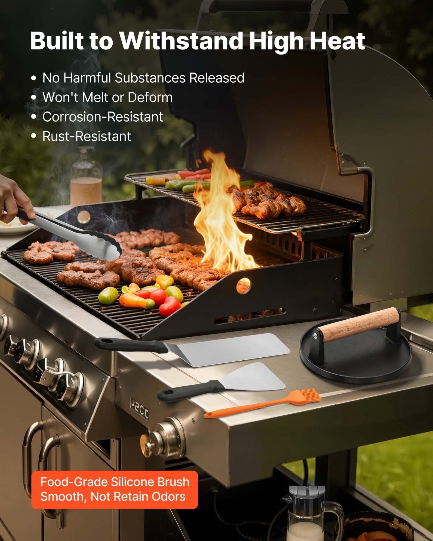 UCBBQ Pitmaster Deluxe 28 - Piece Griddle & Grill Kit - Uncle Clarence BBQ