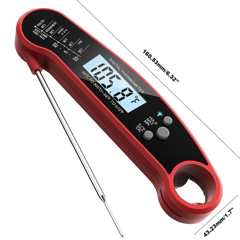 UCBBQ Quick - Read LED Meat Thermometer - Uncle Clarence BBQ