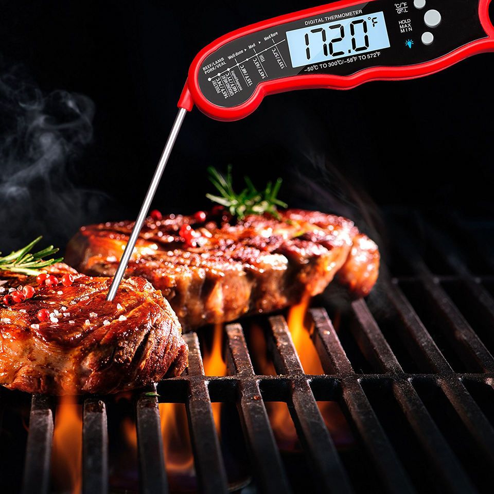UCBBQ Quick - Read LED Meat Thermometer - Uncle Clarence BBQ