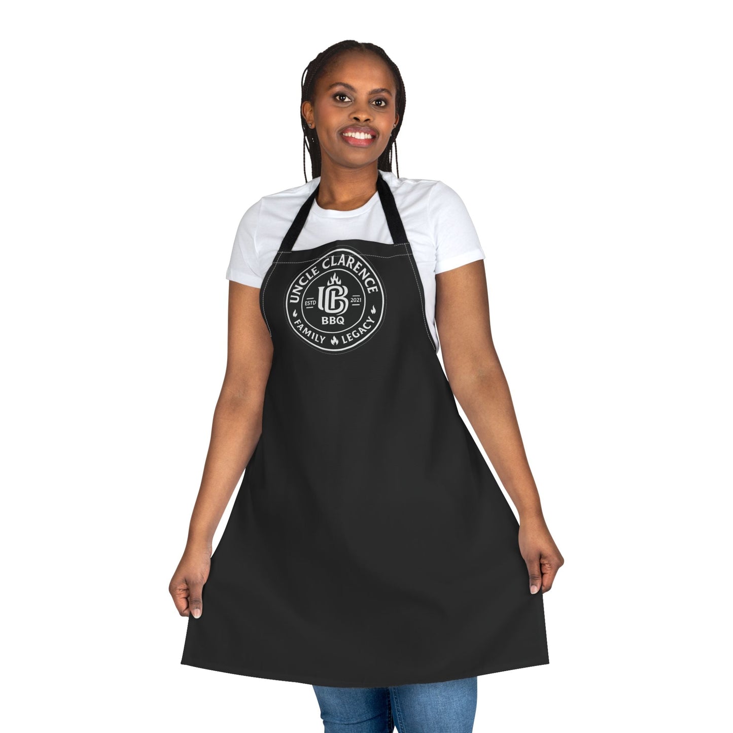 Uncle Clarence BBQ Apron - 5 - Color Straps, Grilling Gift, Cooking Attire, Father's Day, Backyard Gatherings, BBQ Lovers - Uncle Clarence BBQ