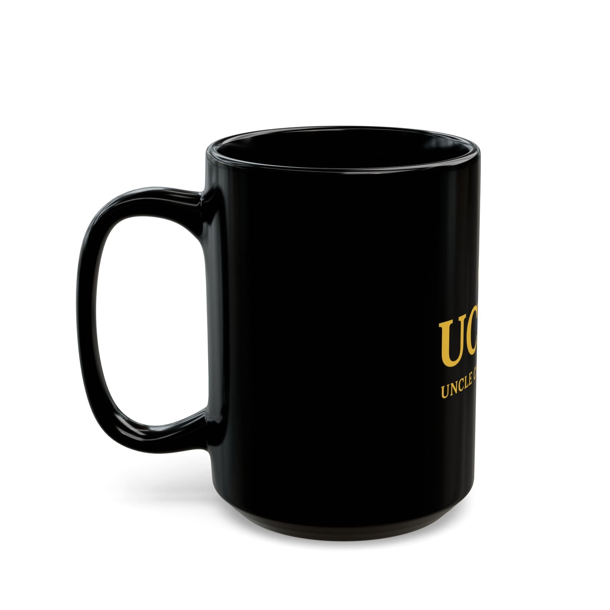 Uncle Clarence BBQ Black Mug - 11oz & 15oz Coffee Cup for Grill Lovers - Uncle Clarence BBQ