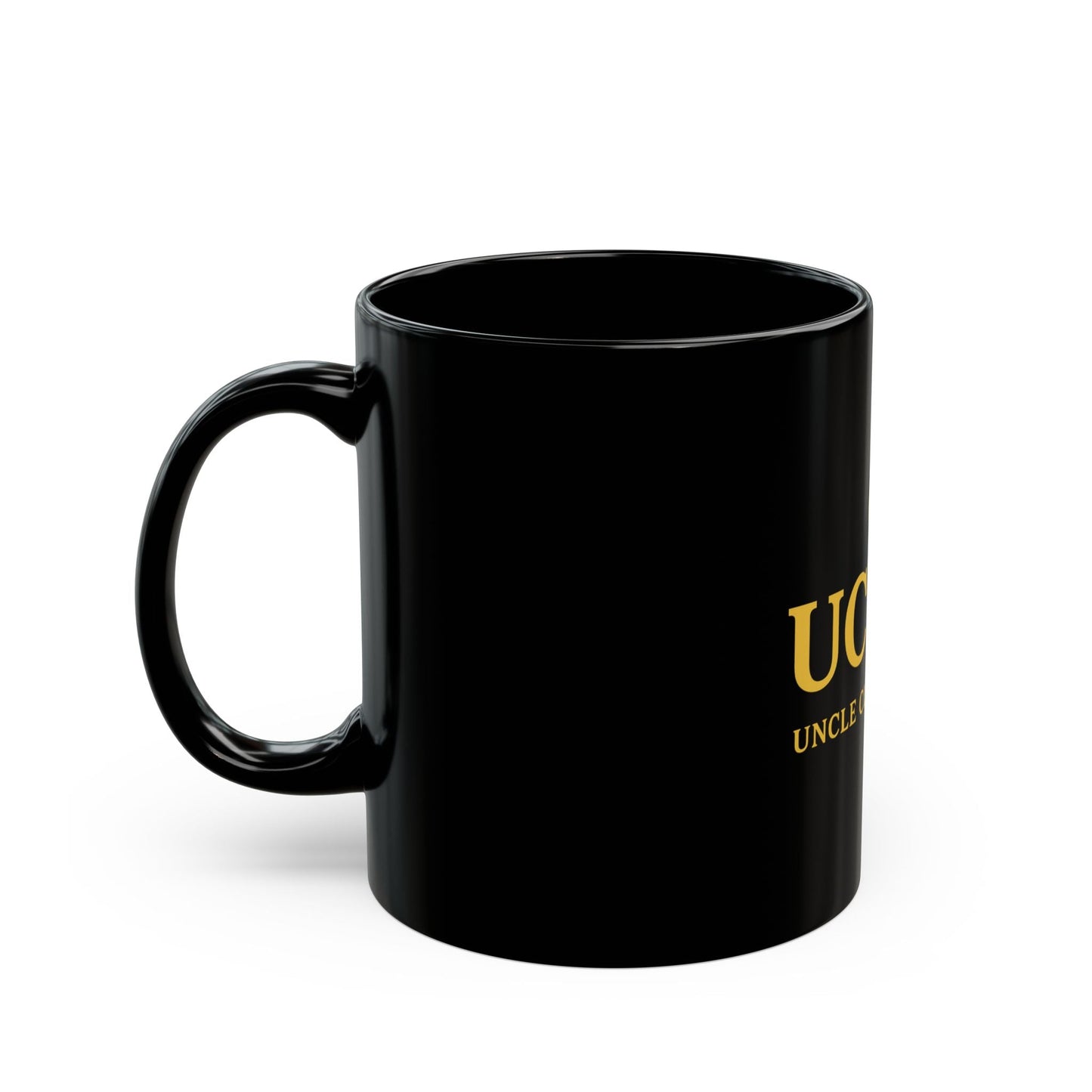 Uncle Clarence BBQ Black Mug - 11oz & 15oz Coffee Cup for Grill Lovers - Uncle Clarence BBQ