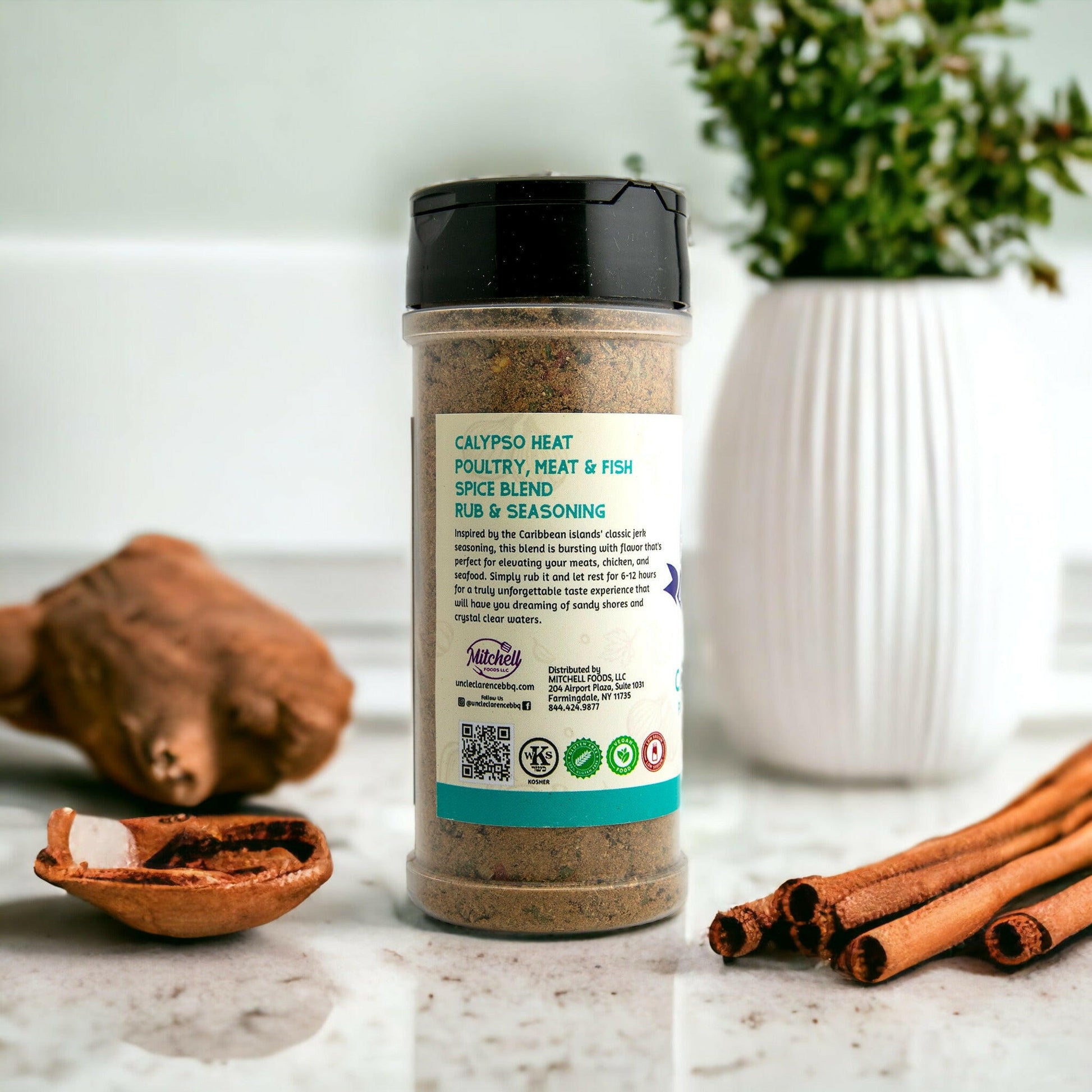 Uncle Clarence BBQ Caribbean Jerk Rub Seasoning Blend - Uncle Clarence BBQ