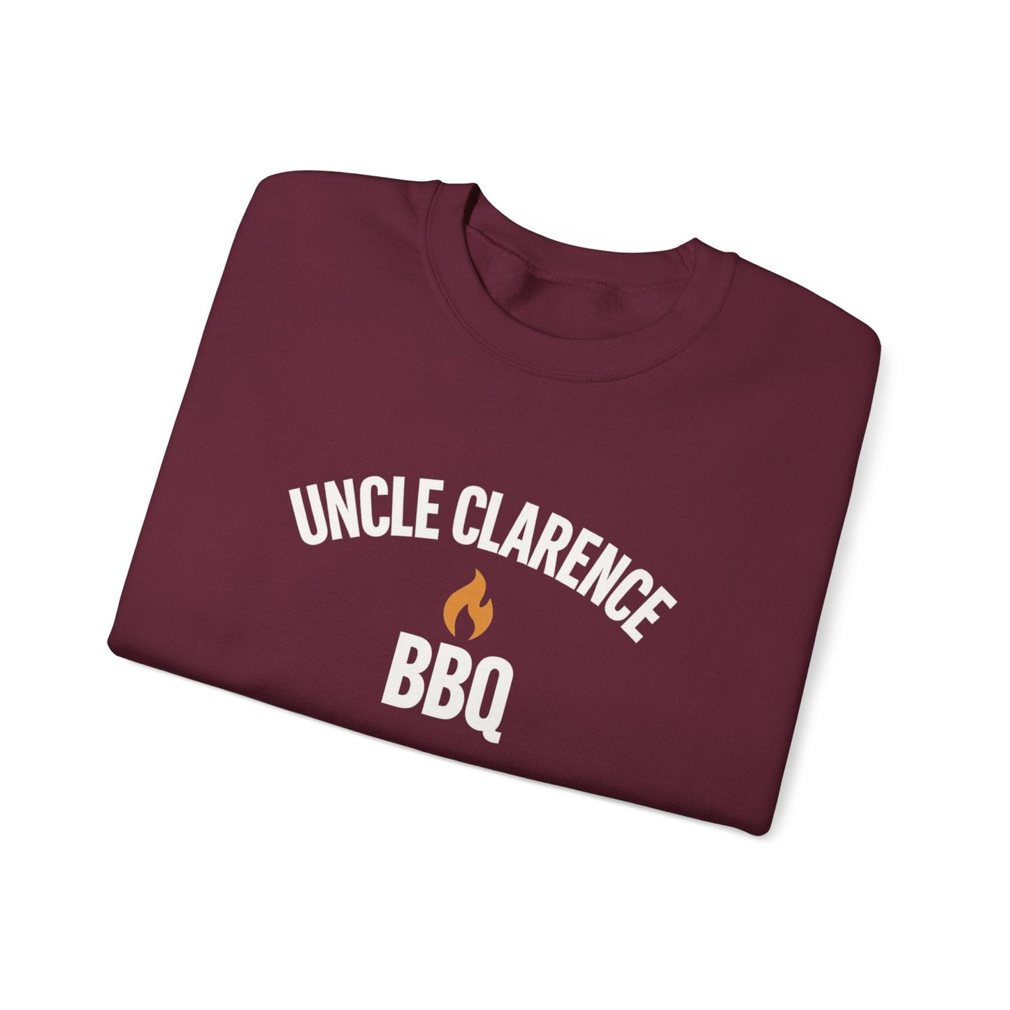 Uncle Clarence BBQ Premium Crewneck Sweatshirt – Heritage Lifestyle Collection - Uncle Clarence BBQ