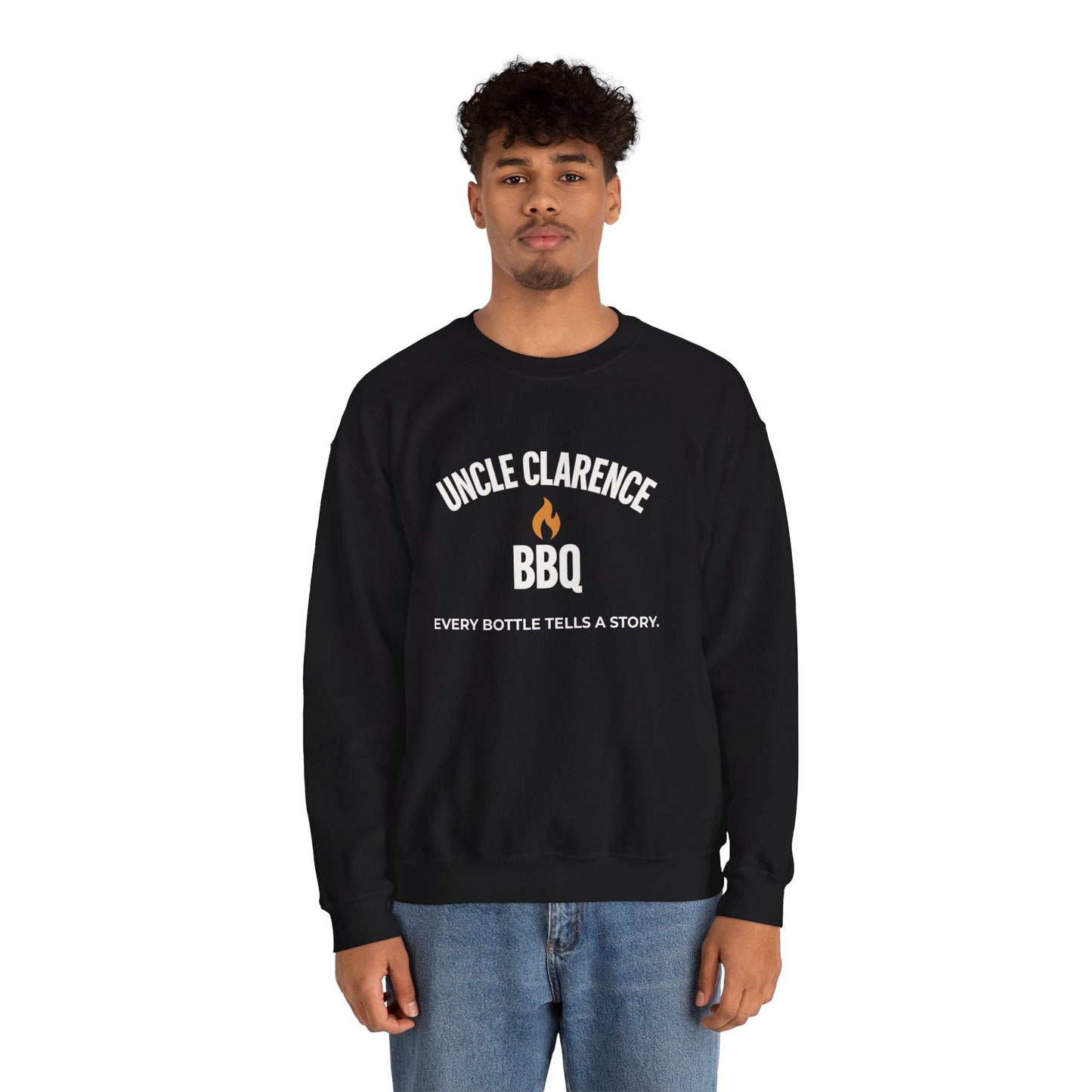 Uncle Clarence BBQ Premium Crewneck Sweatshirt – Heritage Lifestyle Collection - Uncle Clarence BBQ