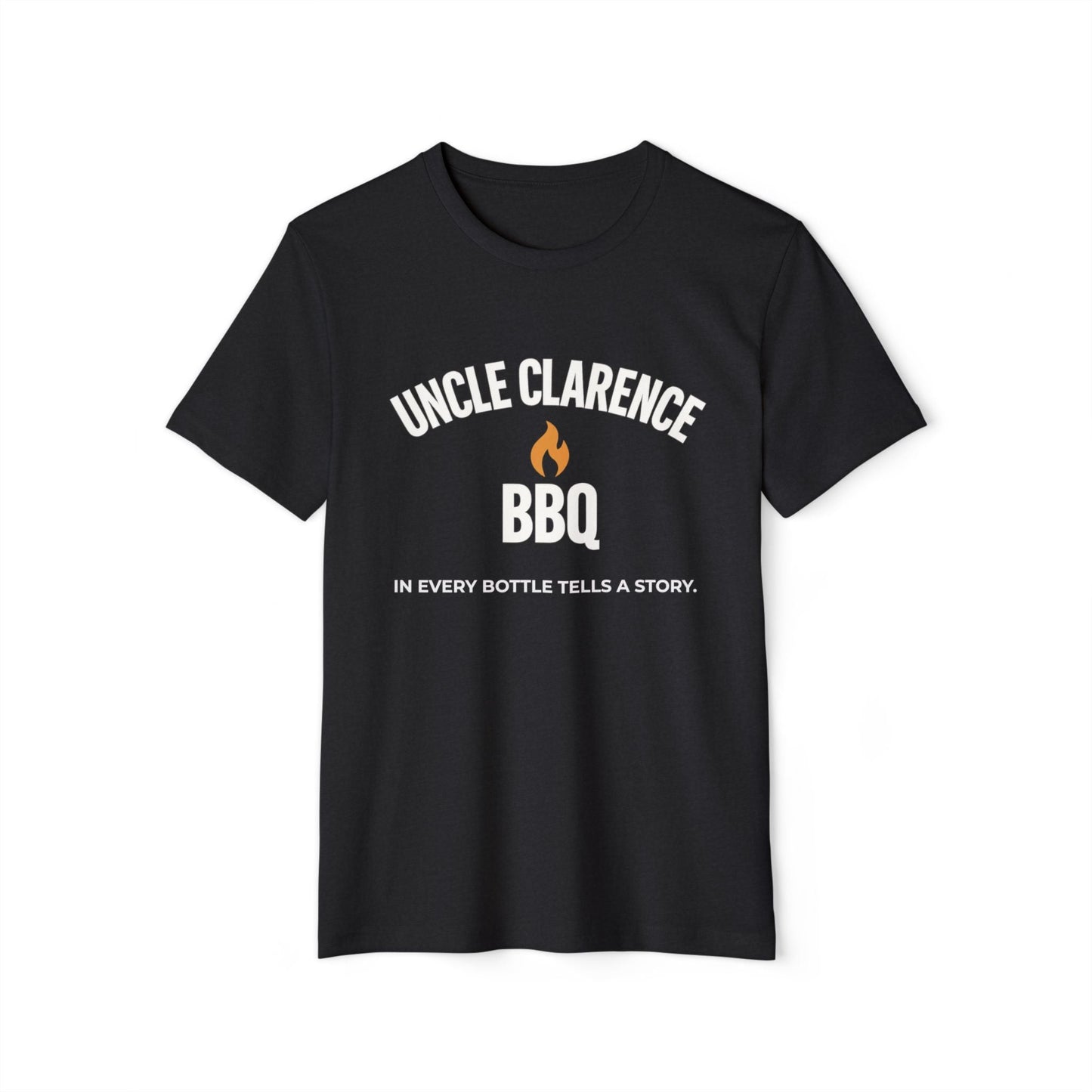 Uncle Clarence BBQ Premium Tee – In Every Bottle Tells a Story - Uncle Clarence BBQ