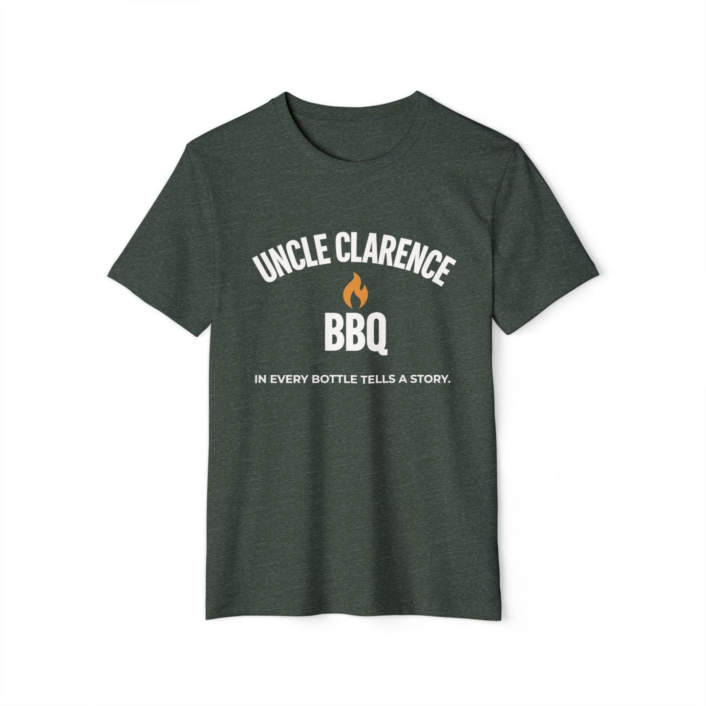 Uncle Clarence BBQ Premium Tee – In Every Bottle Tells a Story - Uncle Clarence BBQ