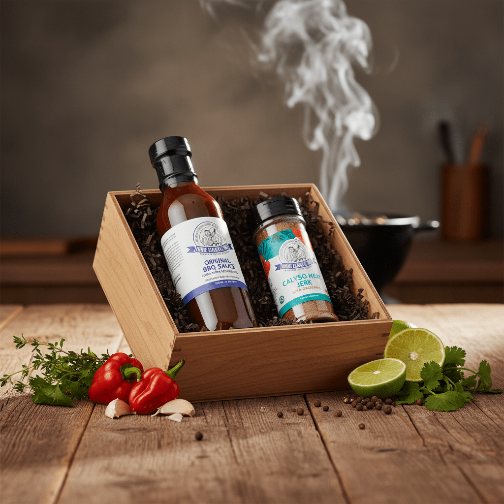 Uncle Clarence BBQ Sauce & Rub Gift Box - Uncle Clarence BBQ