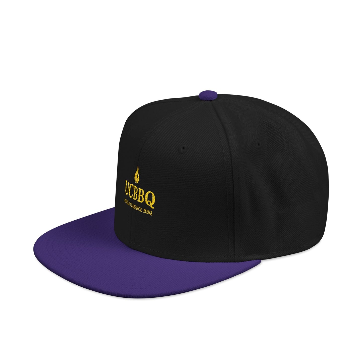 Uncle Clarence BBQ – UCBBQ Flame Snapback (Heritage Embroidery Edition) - Uncle Clarence BBQ