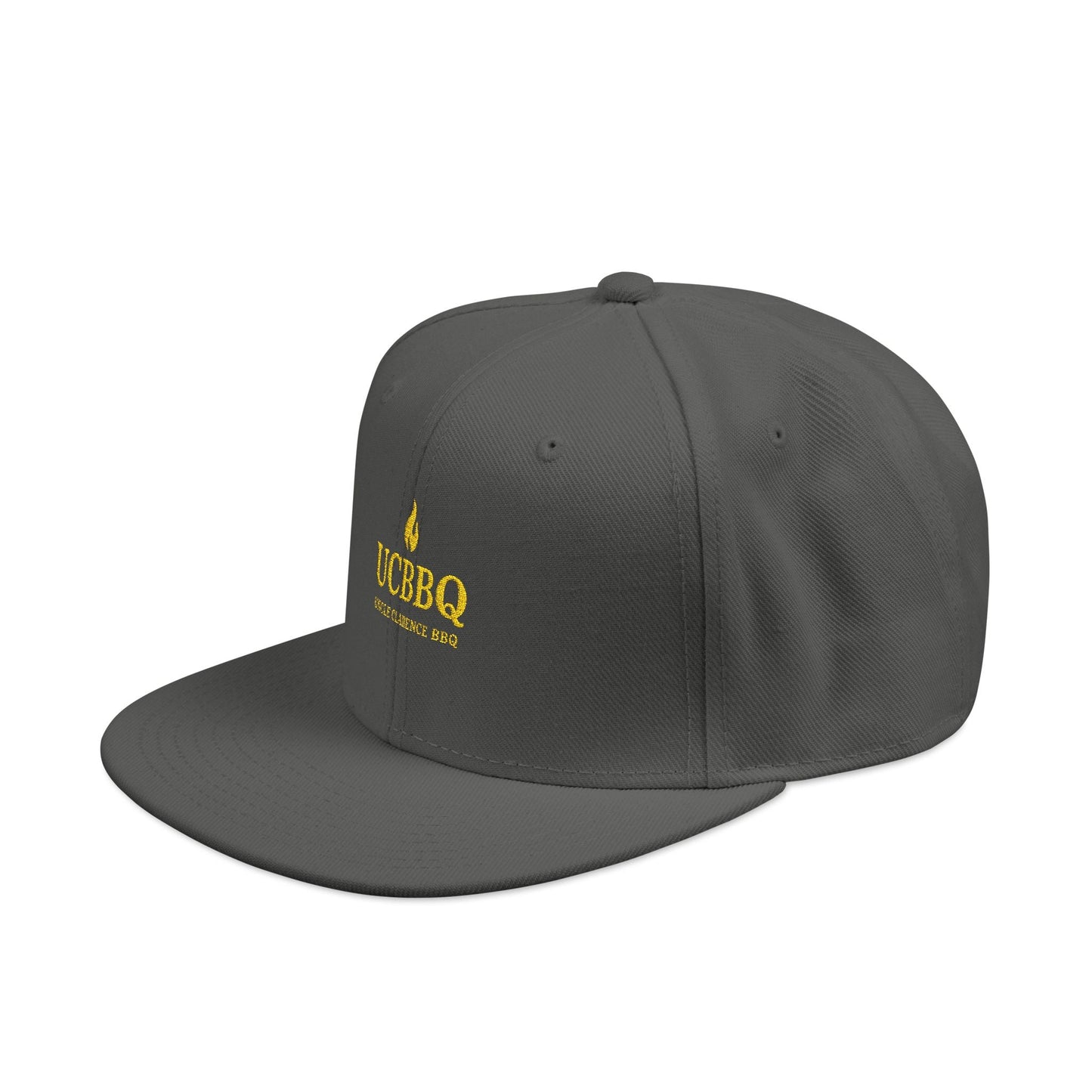 Uncle Clarence BBQ – UCBBQ Flame Snapback (Heritage Embroidery Edition) - Uncle Clarence BBQ