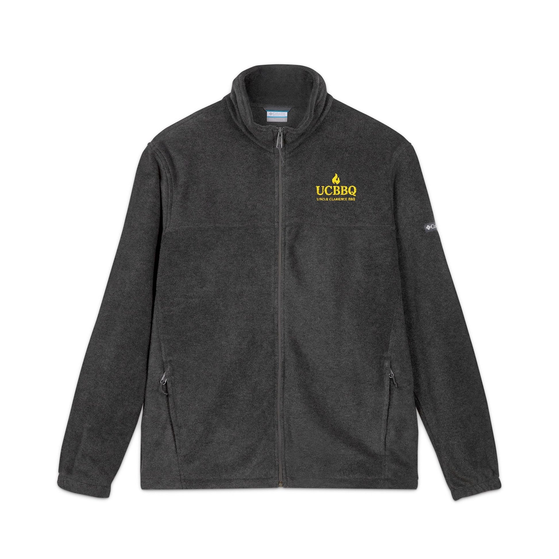 Uncle Clarence BBQ – UCBBQ Heritage Fleece Jacket (Embroidered Columbia Edition) - Uncle Clarence BBQ