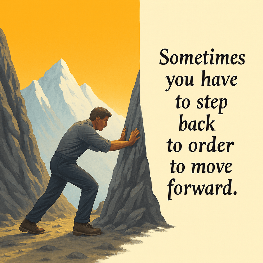 Sometimes You Have to Step Back to Move Forward - Uncle Clarence BBQ