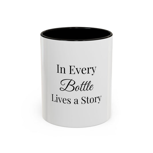 In Every Bottle Lives a Story" Mug – UCBBQ Legacy Edition