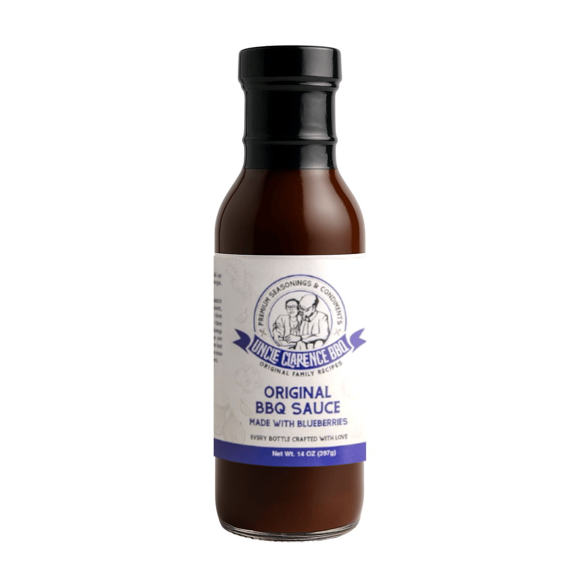 Uncle Clarence Blueberry BBQ Sauce – Vegan, Gluten=Free – Uncle
