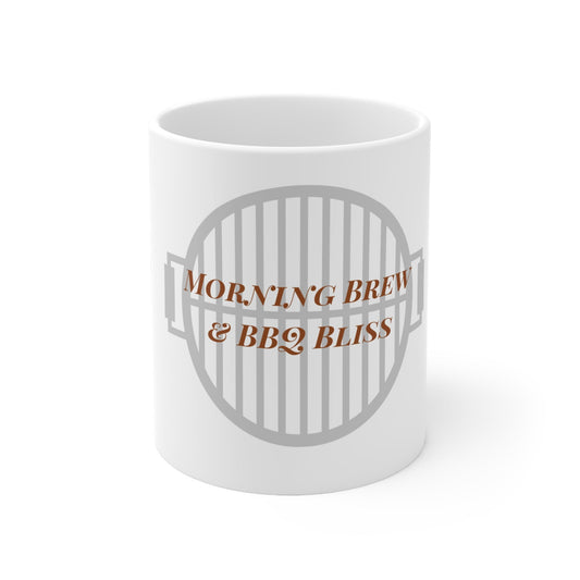 Coffee Mug, Uncle Clarence BBQ Morning Brew & BBQ Bliss, 11oz - Uncle Clarence BBQ