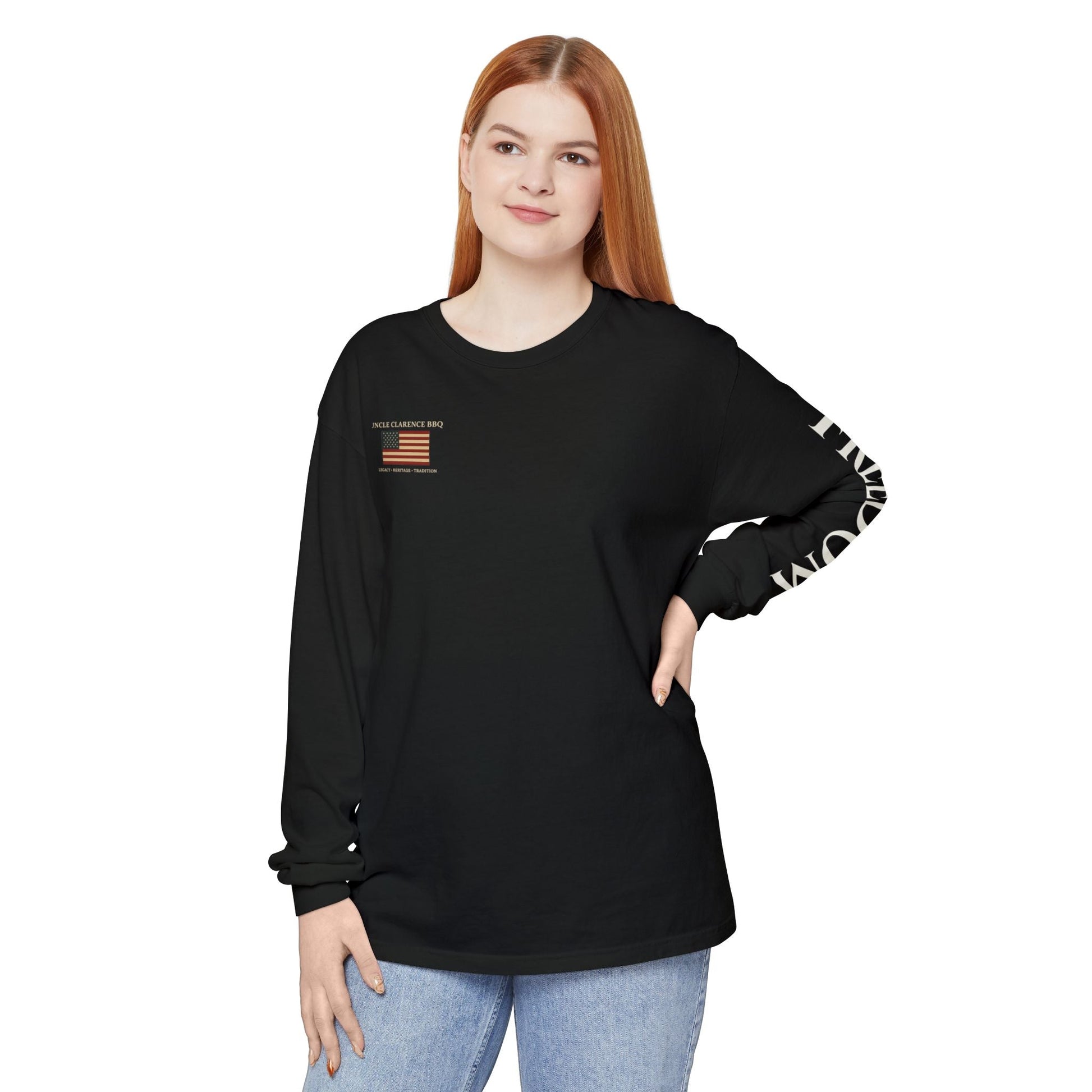 Freedom Heritage Long Sleeve Shirt | Uncle Clarence BBQ – Legacy, Labor & American Craft - Uncle Clarence BBQ