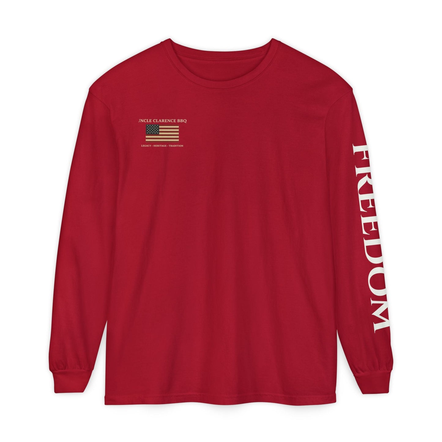Freedom Heritage Long Sleeve Shirt | Uncle Clarence BBQ – Legacy, Labor & American Craft - Uncle Clarence BBQ