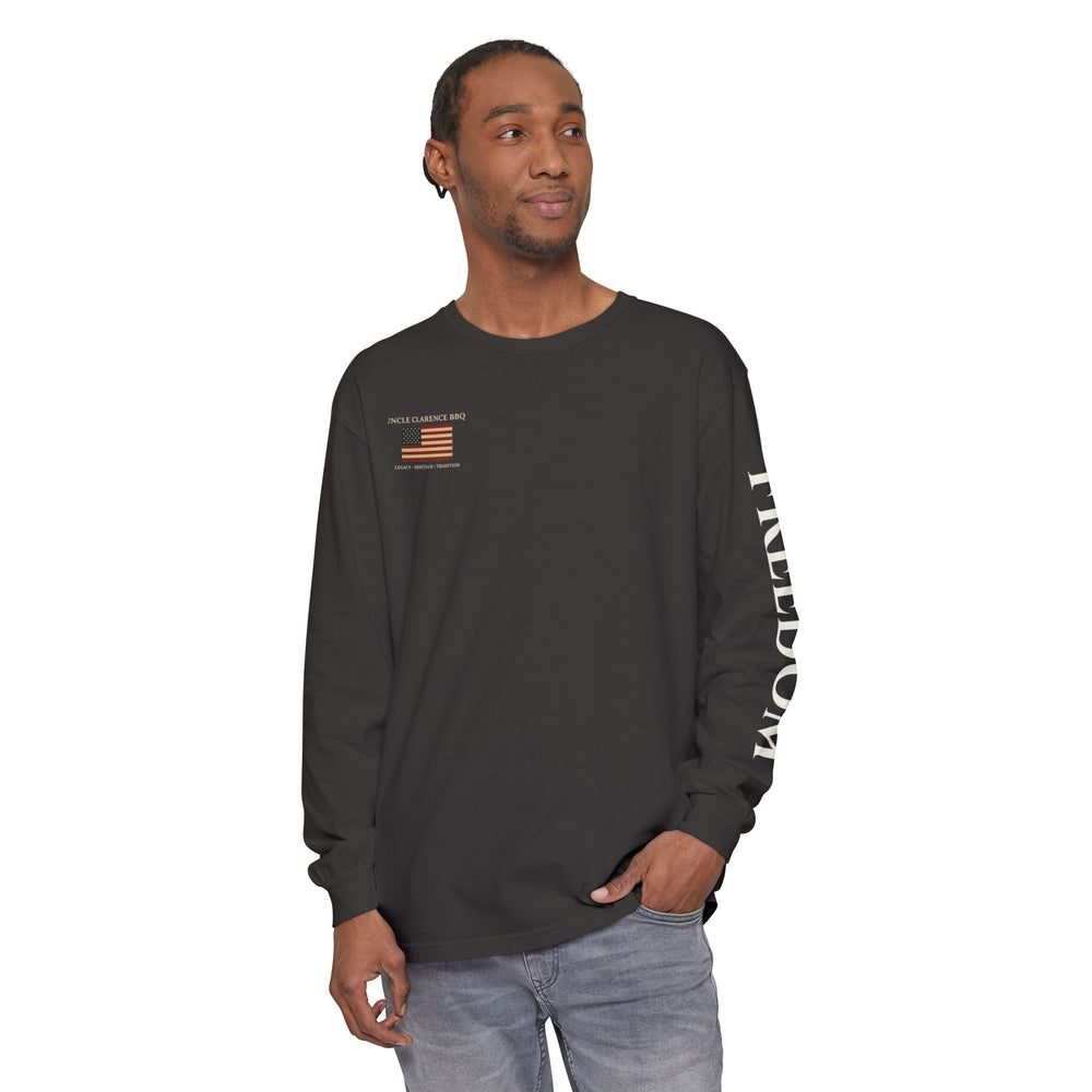 Freedom Heritage Long Sleeve Shirt | Uncle Clarence BBQ – Legacy, Labor & American Craft - Uncle Clarence BBQ