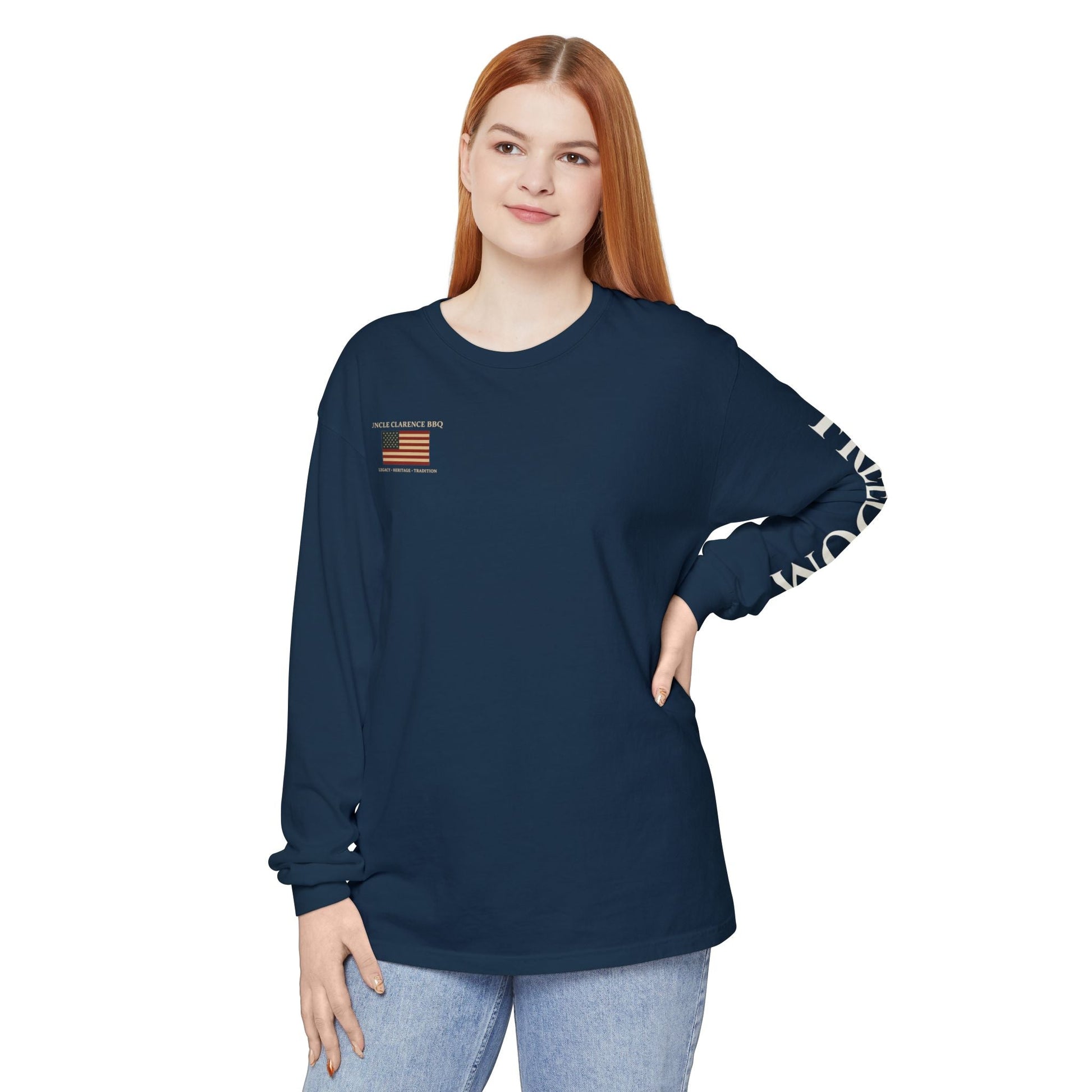 Freedom Heritage Long Sleeve Shirt | Uncle Clarence BBQ – Legacy, Labor & American Craft - Uncle Clarence BBQ