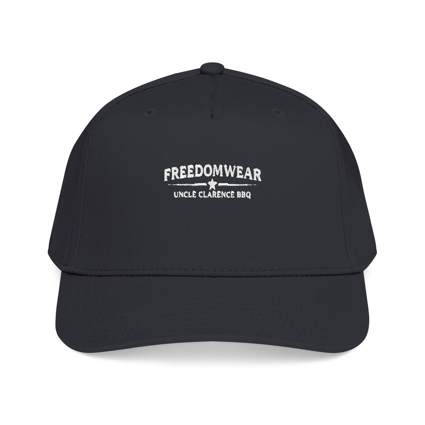Freedomwear Embroidered Baseball Cap – Uncle Clarence BBQ | Mid - Profile Heritage Hat - Uncle Clarence BBQ