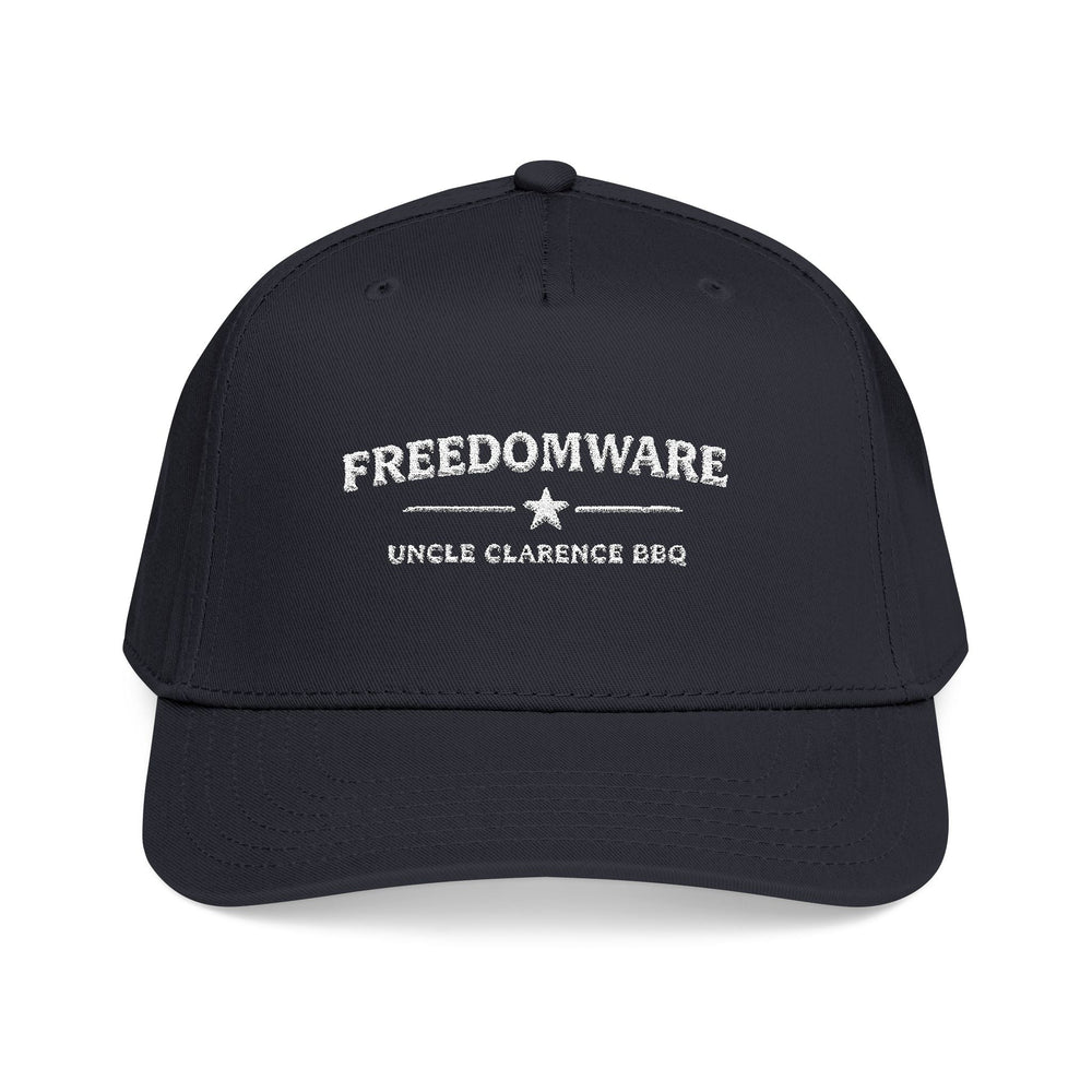 Freedomwear Embroidered Baseball Cap – Uncle Clarence BBQ | Mid - Profile Heritage Hat - Uncle Clarence BBQ
