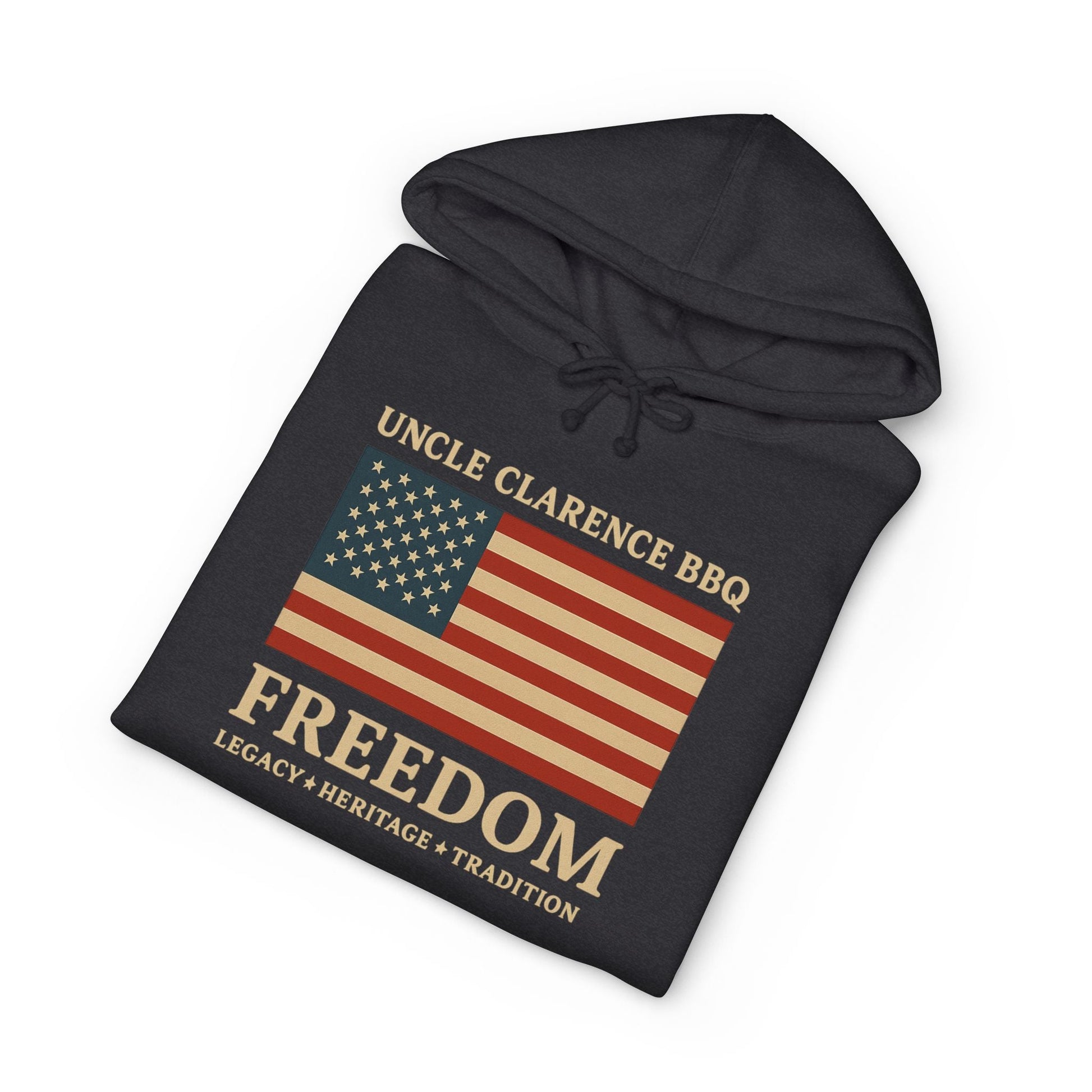 FreedomWear Heritage Flag Hoodie | Premium American BBQ Apparel by Uncle Clarence BBQ - Uncle Clarence BBQ