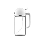 Doba 2-in-1 oil and gravy dispenser with ergonomic handle and clear glass body for easy dispensing