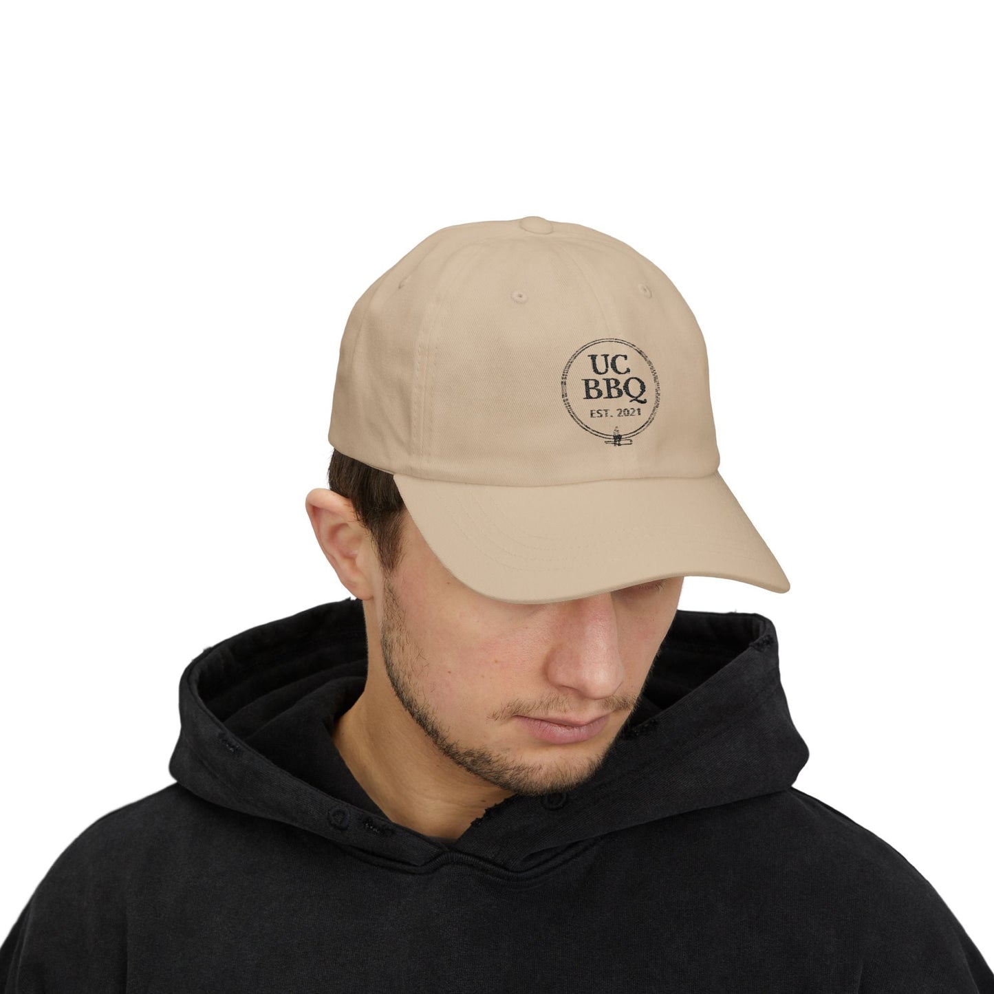 Monogram Classic Dad Cap with Uncle Clarence BBQ Design - Uncle Clarence BBQ