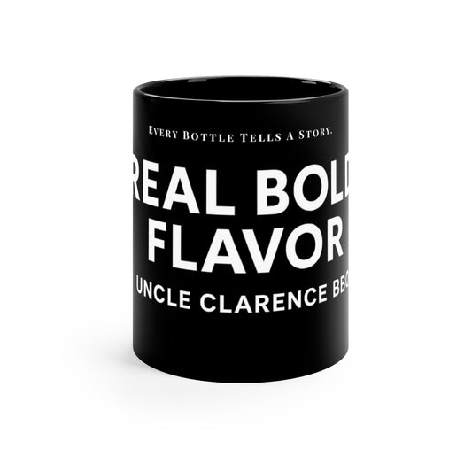 Real Bold Flavor" Signature Mug – Uncle Clarence BBQ Edition - Uncle Clarence BBQ