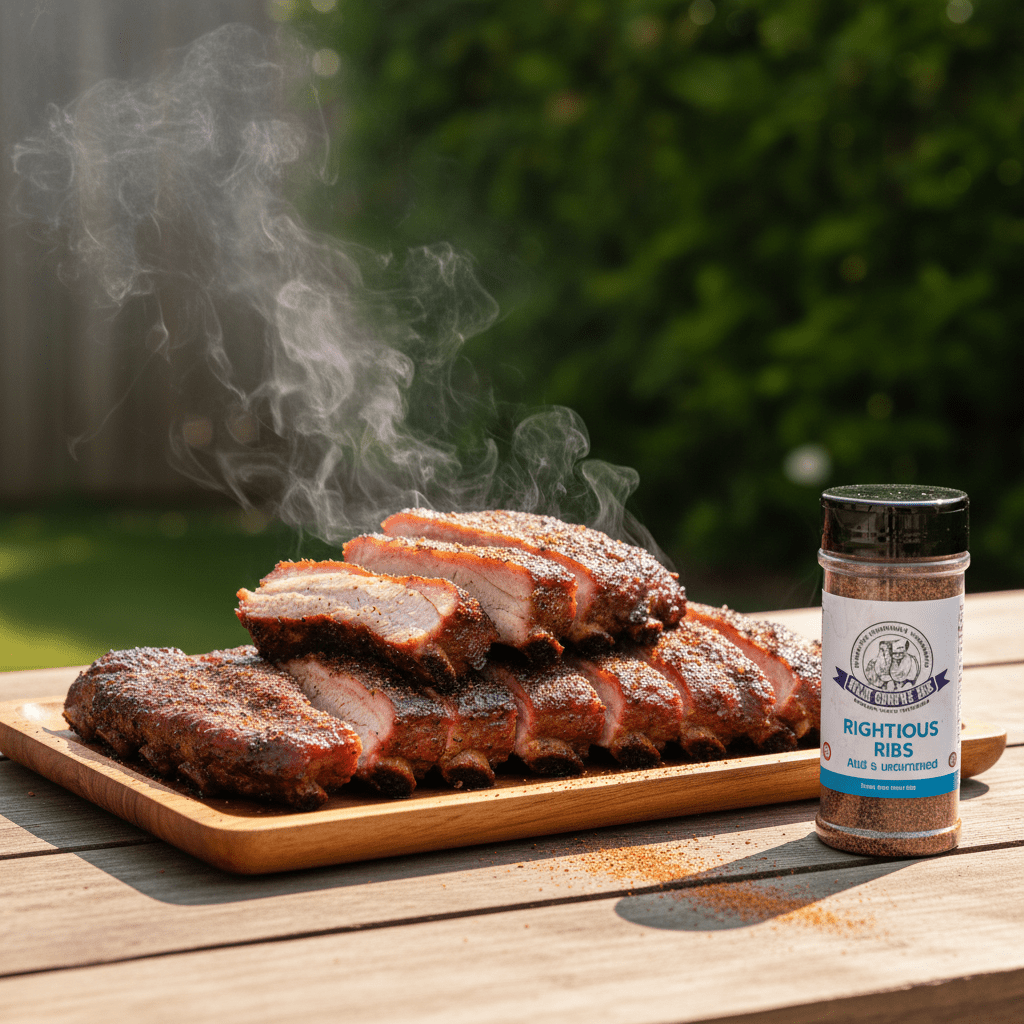 Righteous Ribs Rub | Bold Flavor, Lower Sodium BBQ Seasoning - Uncle Clarence BBQ
