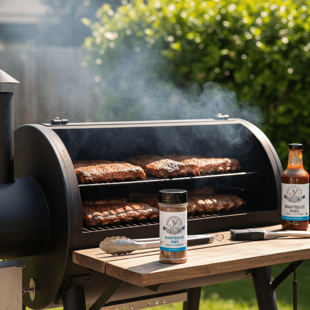 Righteous Ribs Rub | Bold Flavor, Lower Sodium BBQ Seasoning - Uncle Clarence BBQ