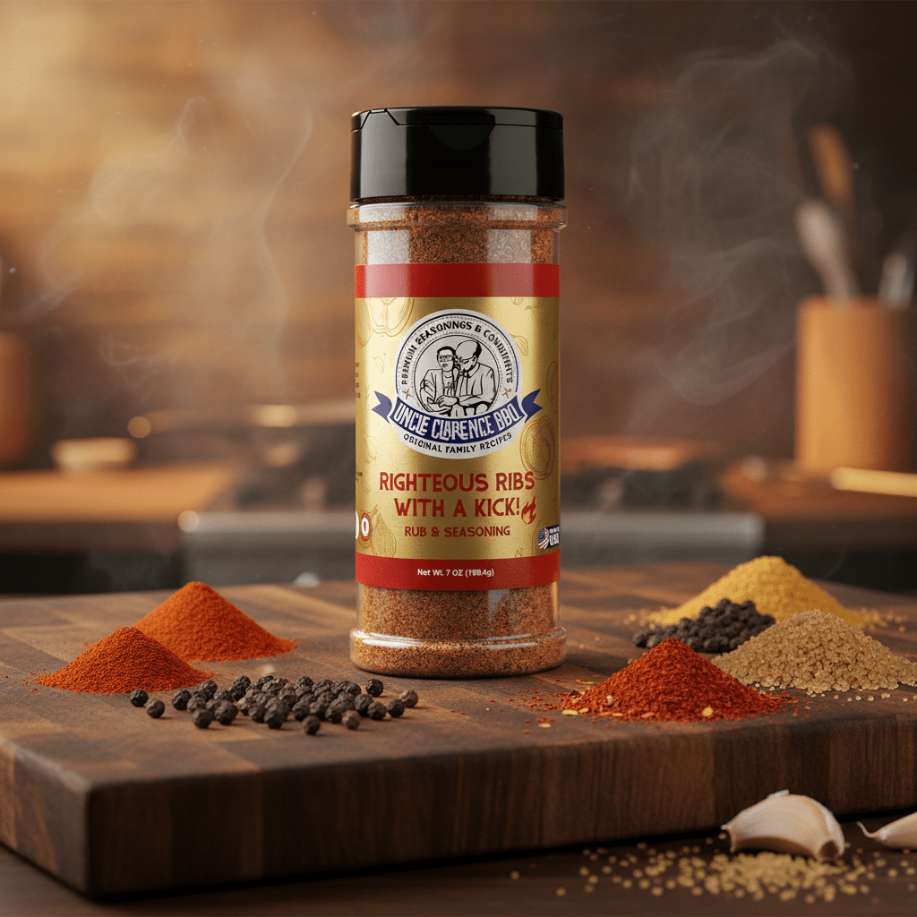 Righteous Ribs with a Kick – 12 - Pack Case | Uncle Clarence BBQ Wholesale - Uncle Clarence BBQ