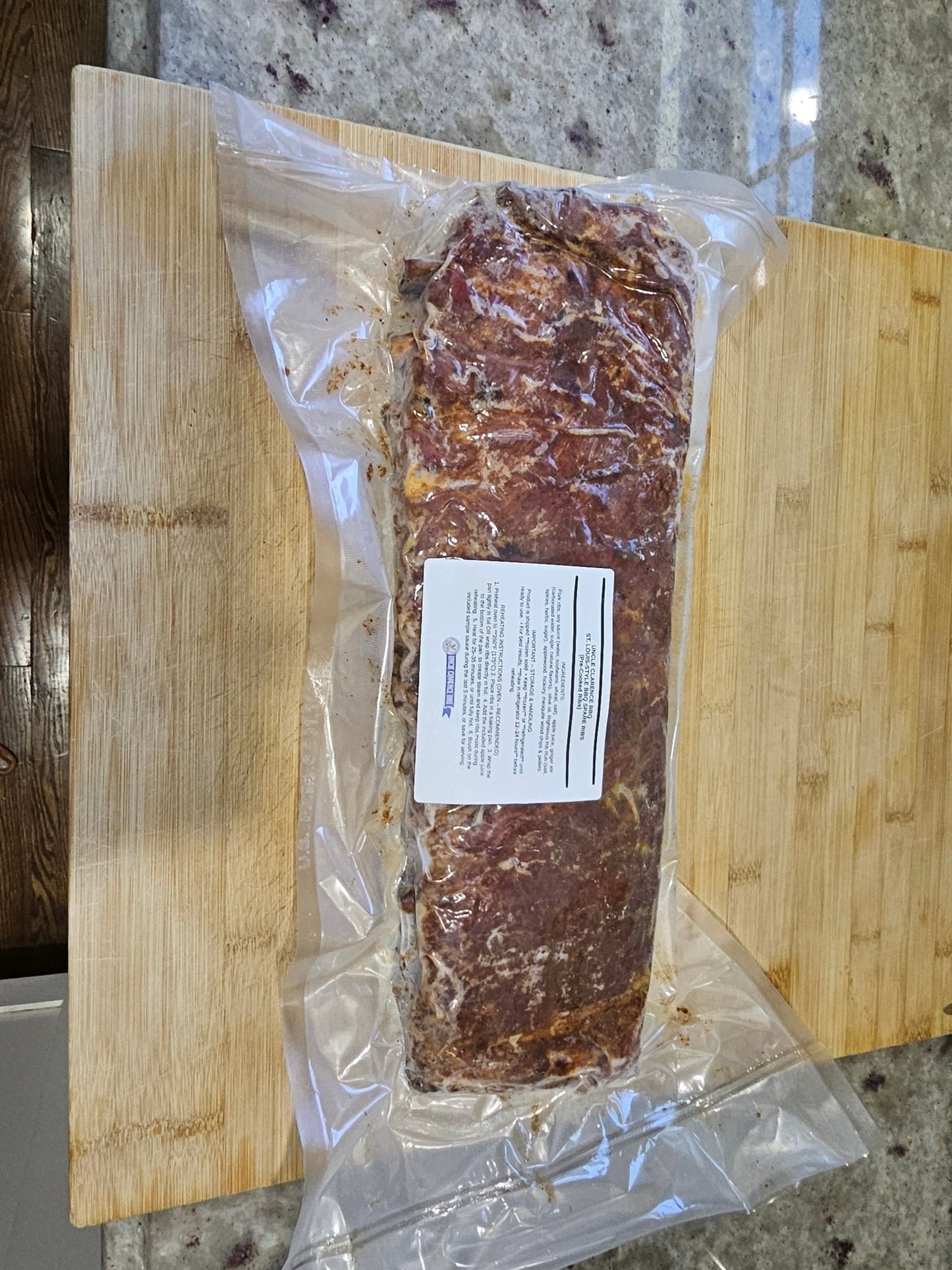 St. Louis–Style Smoked Ribs Delivered | Uncle Clarence BBQ (2 Slabs) - Uncle Clarence BBQ