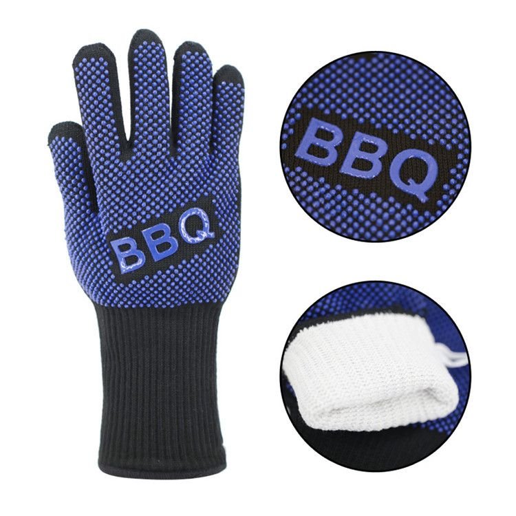 UCBBQ Everyday Non - Slip BBQ Gloves – Affordable Heat - Resistant Cotton & Silicone Grip - Uncle Clarence BBQ