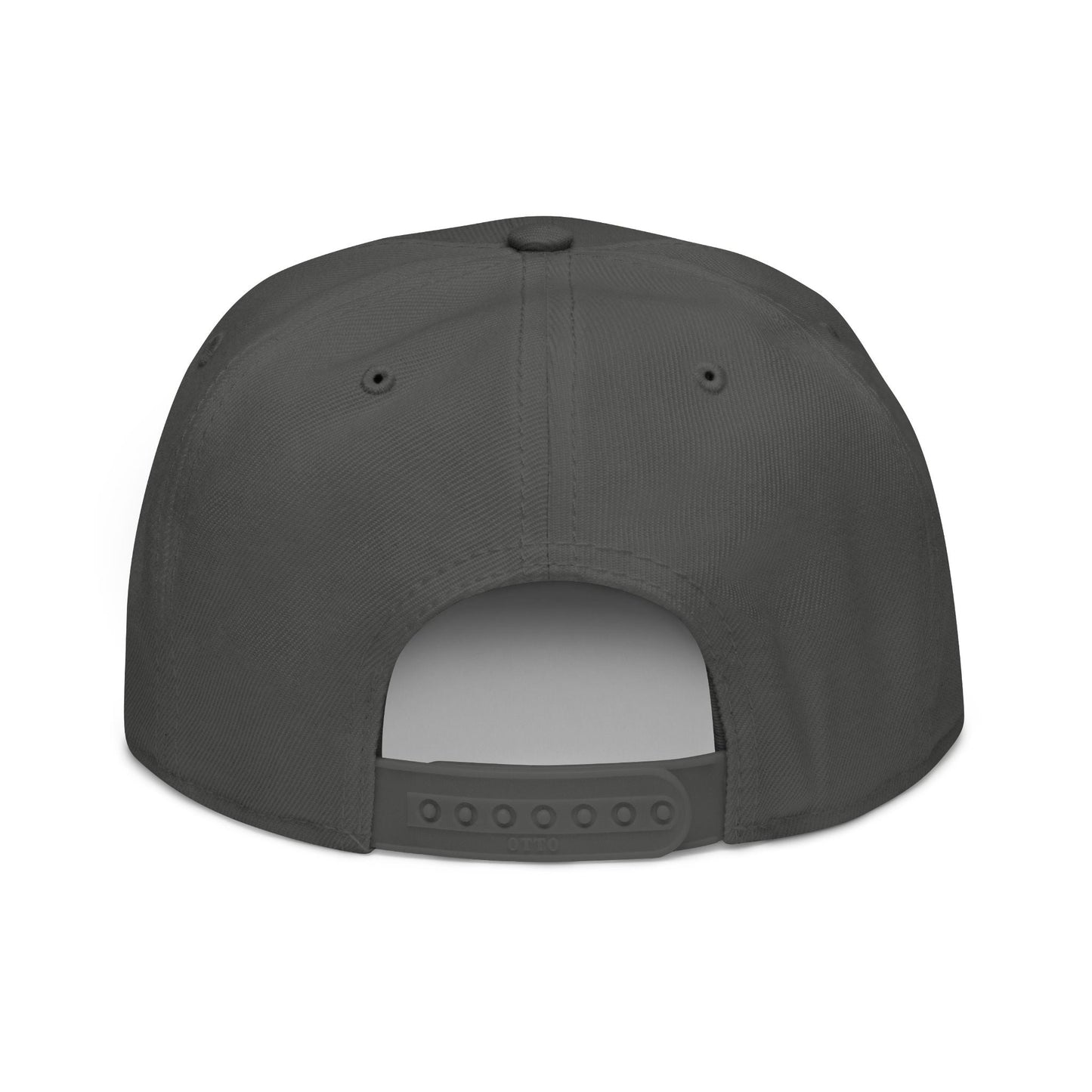 UCBBQ Flame Embroidered Snapback Hat | Black BBQ Pitmaster Cap – Uncle Clarence BBQ - Uncle Clarence BBQ