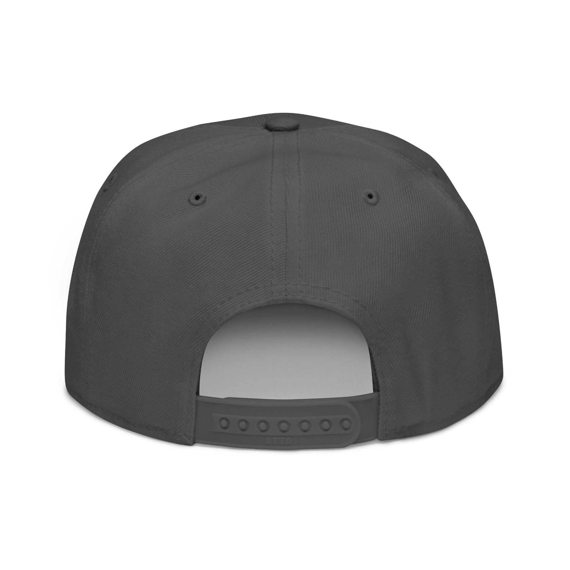 UCBBQ Flame Embroidered Snapback Hat | Black BBQ Pitmaster Cap – Uncle Clarence BBQ - Uncle Clarence BBQ