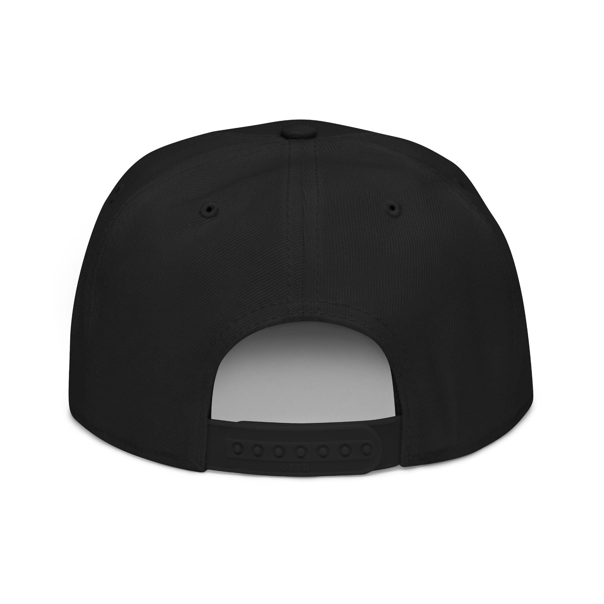 UCBBQ Flame Embroidered Snapback Hat | Black BBQ Pitmaster Cap – Uncle Clarence BBQ - Uncle Clarence BBQ