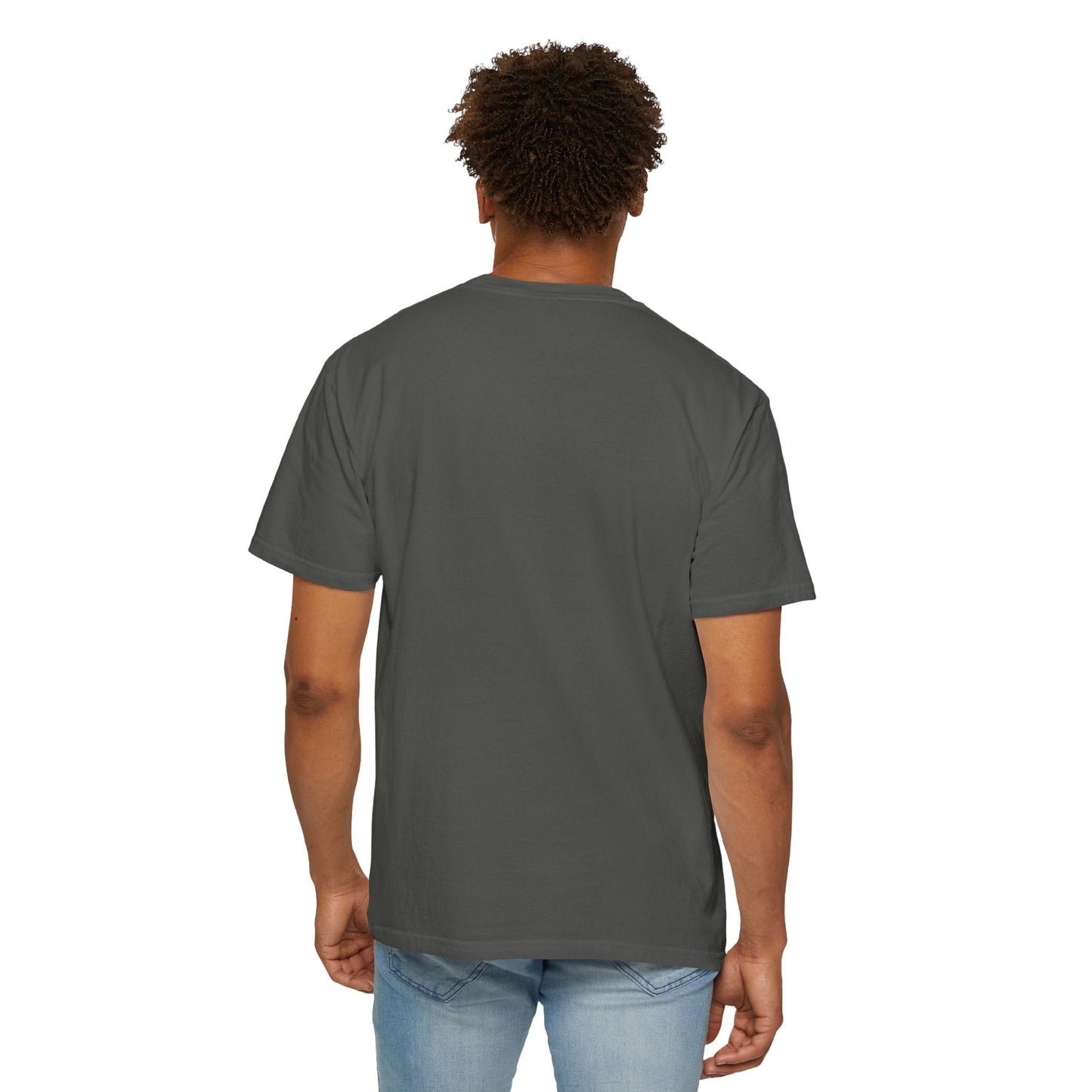 UCBBQ Gold Checkerboard Graphic Tee | Comfort Colors 1717 Heavyweight Shirt - Uncle Clarence BBQ