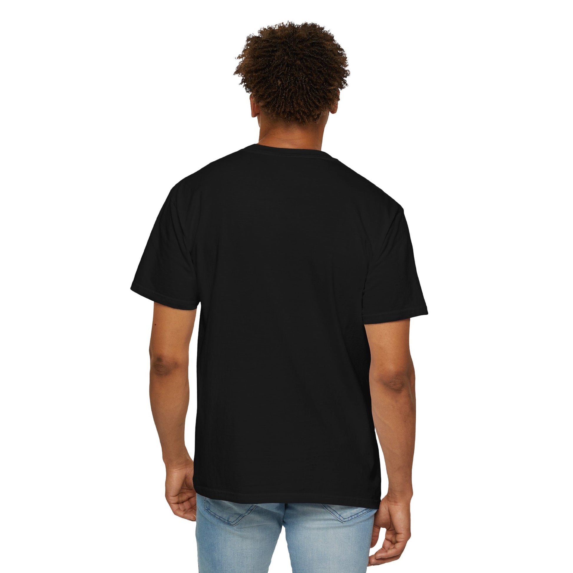 UCBBQ Gold Checkerboard Graphic Tee | Comfort Colors 1717 Heavyweight Shirt - Uncle Clarence BBQ