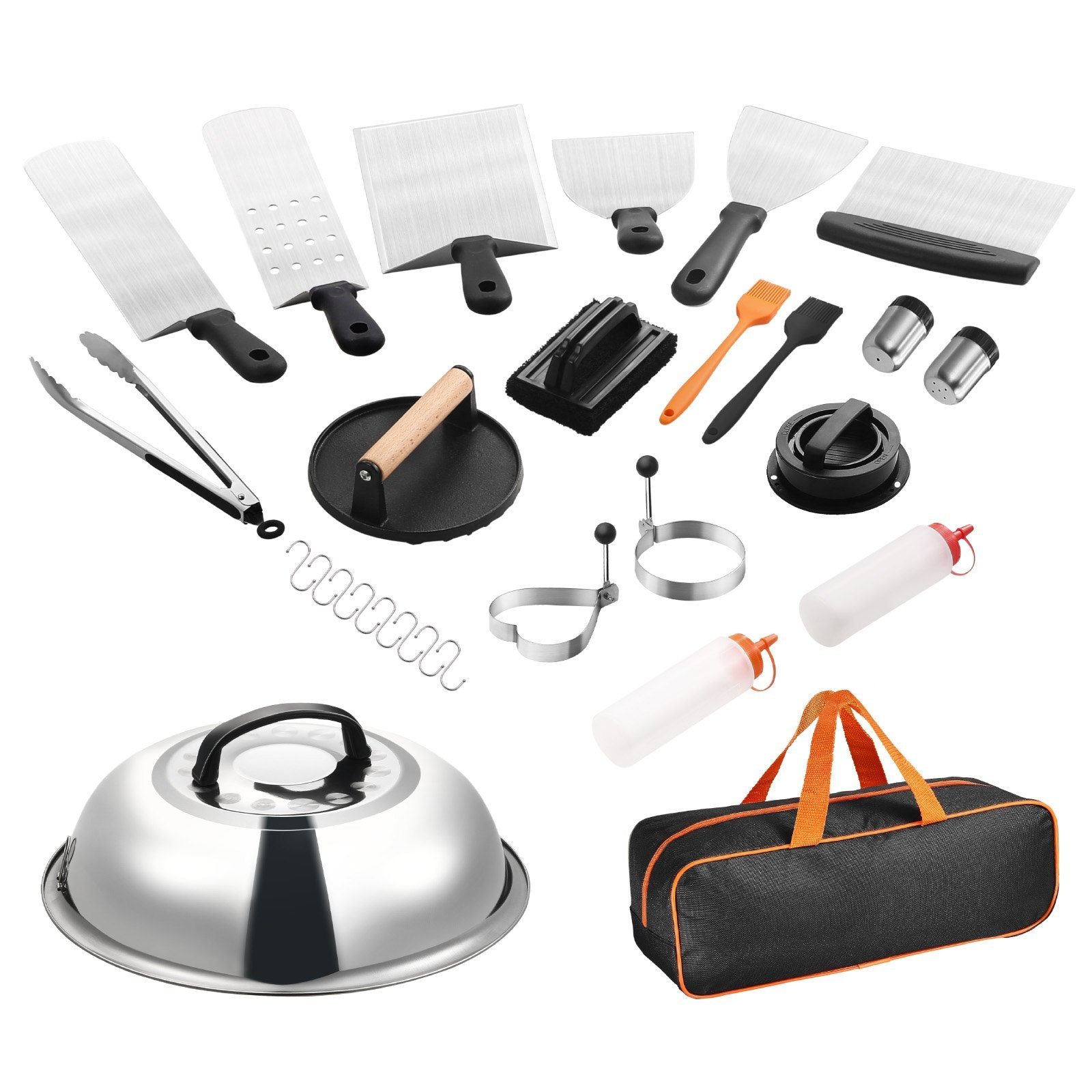 UCBBQ Pitmaster Deluxe 28 - Piece Griddle & Grill Kit - Uncle Clarence BBQ