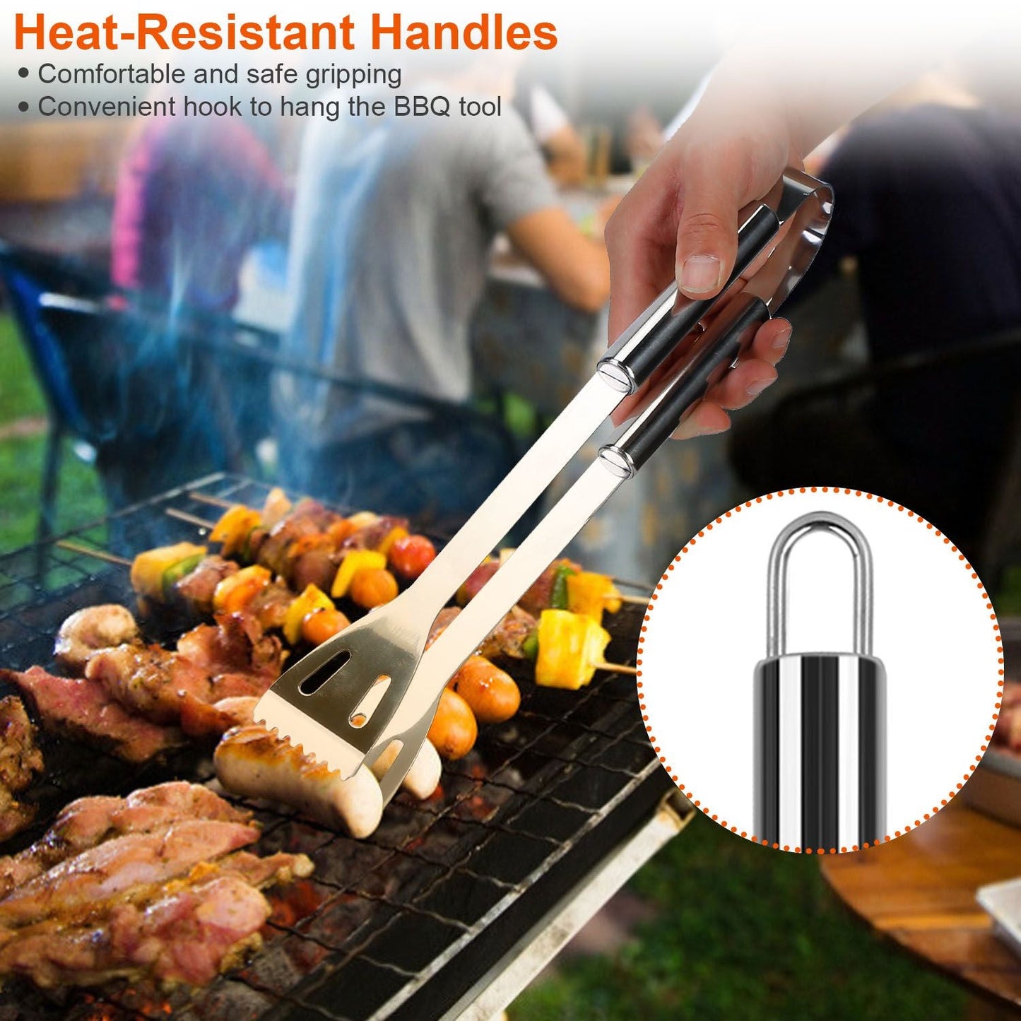 UCBBQ Premium 20 - Piece Stainless Steel Grill Tool Kit - Uncle Clarence BBQ