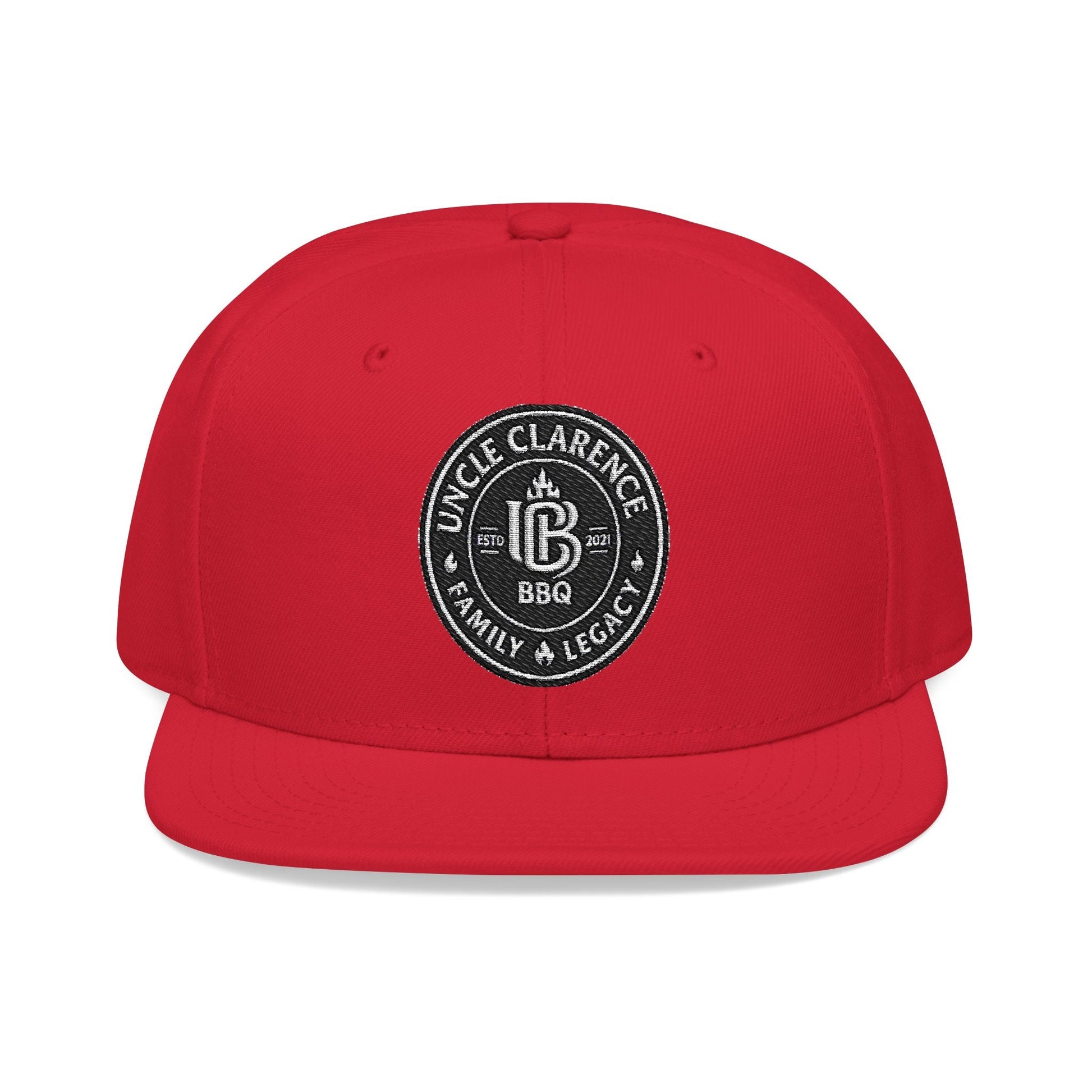 UCBBQ Premium Embroidered Monogram Snapback – Multiple Colors - Uncle Clarence BBQ