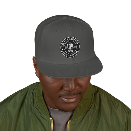 UCBBQ Premium Embroidered Monogram Snapback – Multiple Colors - Uncle Clarence BBQ